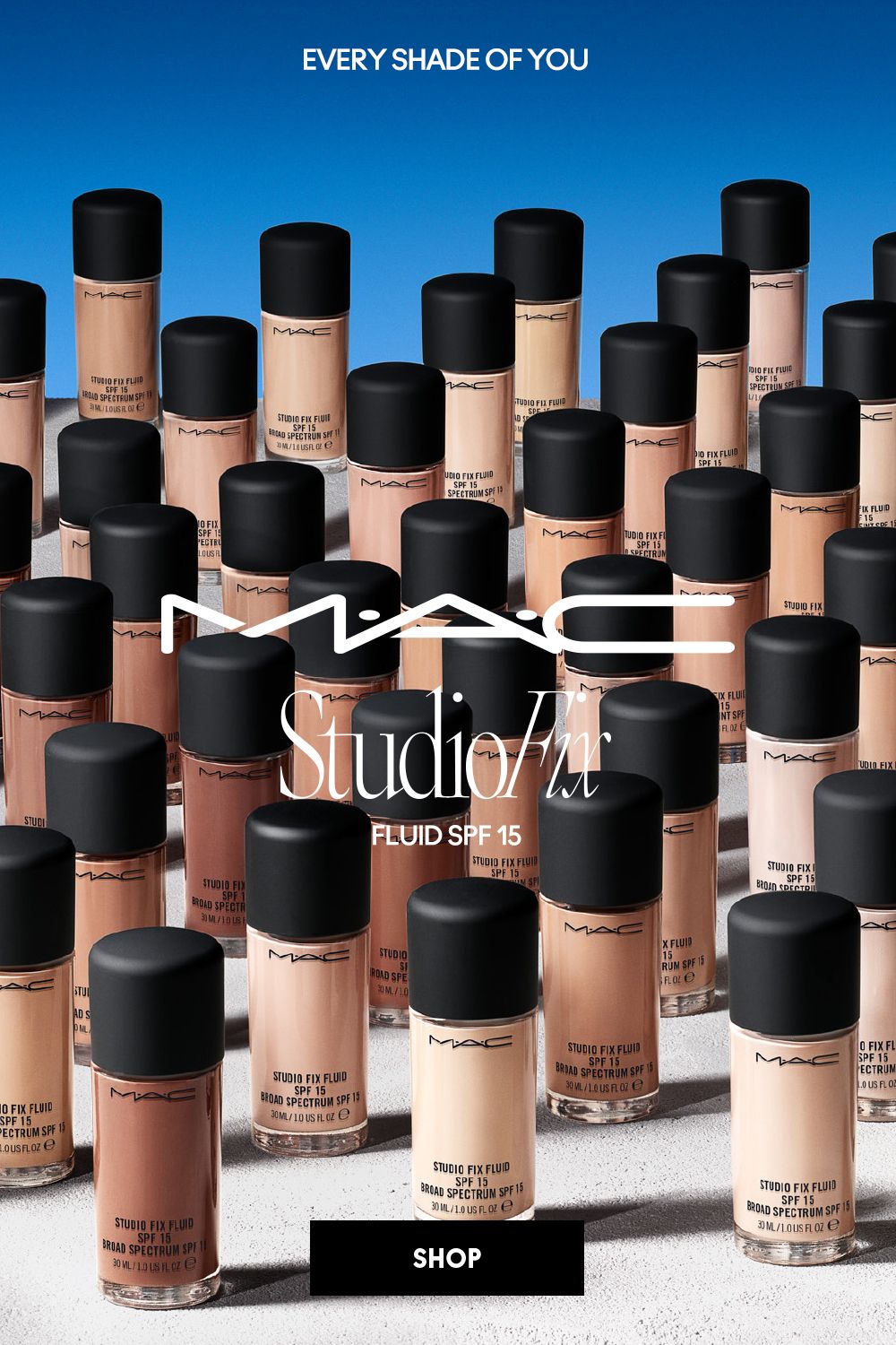 MAC Studio Fix Fluid SPF 15 24HR Matte Foundation + Oil Control-u dolasku