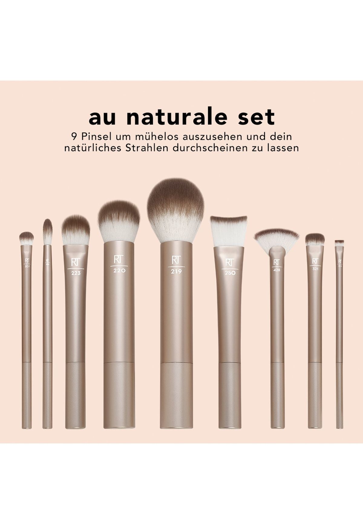 Real Techniques 9 Piece Glow Kit – Face + Cheek + Eye