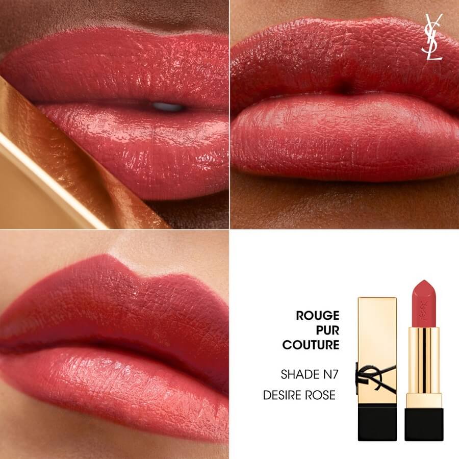 YSL Rouge Pur Couture Caring Satin Lipstick